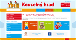 Desktop Screenshot of kouzelnyhrad.cz